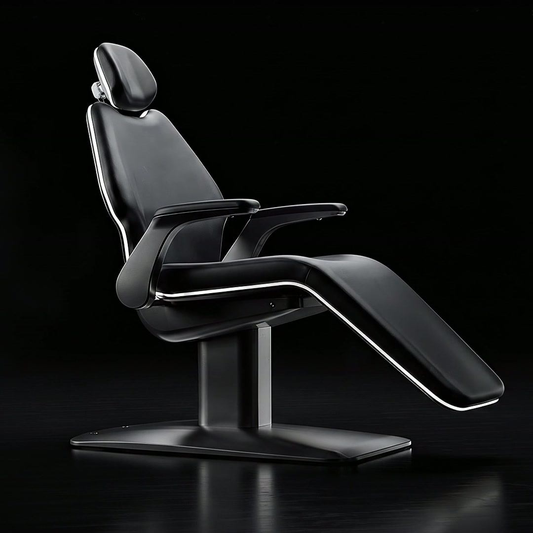 A Midmark dental chair in a Sunny Smiles treatment room